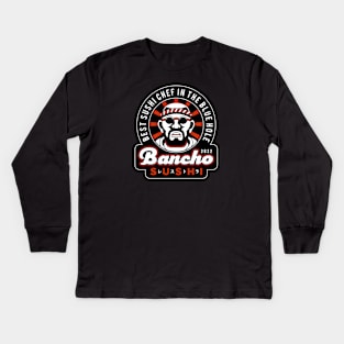 Bancho Sushi Crest Kids Long Sleeve T-Shirt